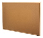 Quartet 35-380352q Oak Finish Frame Cork Bulletin Board 23 X 35 In 