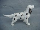 Rrr Rare Antique Vintage Porcelain Dog Setter