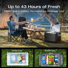 Ecoflow Glacier Classic 35l Portable Fridge Freezer 43h Cooling Car Refrigerator