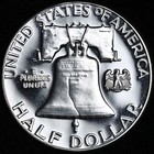1963 Franklin Half Dollar Choice Gem Brilliant Proof Ultra Nice 90  Silver