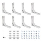 2020 2040 4040 T-slot Aluminum Extrusion Angle Corner Bracket Connector Hardware