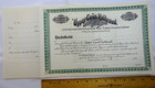 1890 Stock Certificate Upper Coos Railroad Maine Unissued Share Certificate