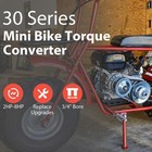 212cc Torque Converter 6 5 Hp 3 4  Go Kart Mini Bike Comet Clutch 10t 40 41 A   