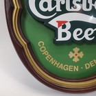Vintage Carlsberg Beer Lighted Bar Sign Everbrite Anheuser Busch Denmark Pub 3d