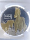 2014-gilt Tokelau  5year Of The Horse-silver Coin