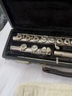 Vintage Armstrong Model 80 Sterling Silver Flute W  Original Case   Cleaning Rod