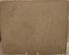 Early 1900s Draft Horses Carriage Barn Farm Scene Bicycle Mounted Photograph Vtg