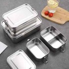 Bento Box Stainless Steel Lunch Box Food Storage Container With Sealing Strip