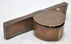 Antique Brass Jewelsmith s Weighing Scales Set Box Original Old Fine Hand Crafte
