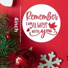 Stencils For Painting On Wood Slice 4inch  Small Cardinal Stencils Holiday Templ