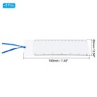 8pcs Bookmark Magnifier With 6 Inch Ruler 3x Magnifying Sheet Page Magnifier Len