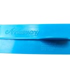 Wilton Cake Message Press Set 1988 Blue 6pc 2104-2061 Happy Birthday Anniversary