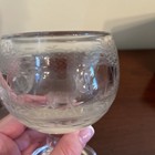 Vintage Etched Glass Candy Dish With Lid