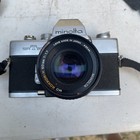 Vintage Minolta Srt201 35mm Camera 50mm Rokkor-x Lens Rokinon 3000 Md Flash Lot 