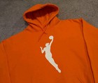 Fanatics Wnba Logowoman Licensed Orange Logo Pullover Hoodie Sweatshirt Large