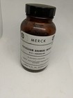 5  Merck Potassium Bromide Antique Amber Apothecary Pharmacy Medicine Bottle Vtg