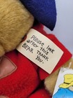 Rare Paddington Bear Red Coat Blue Hat Plush 16    Eden Toys With Tags 1981 Euc