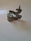Vintage Pewter Spoontique Unicorn Figurines Lot Of 5 Miniature Fantasy Horses