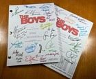 The Boys Pilot   Series Finale Scripts Signed- Autograph Reprints- Boys Tv Show