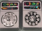 2015 1oz Silver Mexico Libertad Proof   Reverse Proof Coin Set Ngc Graded 