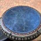 The 16    Middle Eastern Percussion Horizon Sombaty Darbuka- Liquid Blue-9  