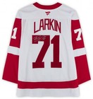 Dylan Larkin Detroit Red Wings Autographed White Fanatics Premium Jersey