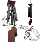 Large 48  Metal Tube Deep Tone Resonant Bass Sound Church Bell Wind Chime
