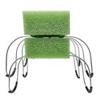 2 Pack 12 Inch Wire Rustproof Galvanized Gravestone Saddle Cemetery Headstone