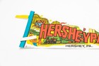 Vintage Hershey Park Pennsylvania Souvenir Felt Pennant 25 