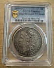 Rare Pcgs Genuine 1889 Cc Morgan Silver Dollar Vf Detail     Bring Best Offer 