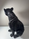Ebros Realistic Large Black Ghost Panther Jaguar Hunter 20 h Garden Patio Statue