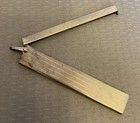 Antique R Blackinton Sterling Silver Folding Comb Case Engine Turned Bale Loop