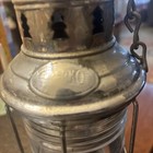 Vintage Perko Marine Lamp Nautical Ship Lantern Chrome Clear Glass Fuel W chain