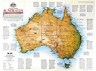     1988-2 February Australia Traveler s Look National Geographic Map History - A1