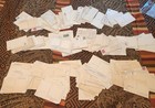 Lot Of 300 Damaged Post Cards Antique And Vintage Crafts scrapbook Used unused
