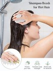 Detangling Hair Brush Set Eco Friendly Wide Tooth Comb Scalp Massager Curly Hair