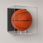 Basketball Display Case Wall Mount Acrylic Uv Protection Full Size Ball Cube