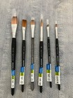 Aqua Elite Princeton Watercolor Brushes Lot Of  6 Different