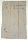 1864 Confederate Quartermaster Receipt Alexandria Louisiana Engineers Civil War