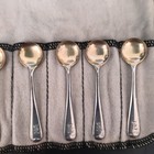 12 Gorham H205 Sterling Silver Salt Spoons Old Mark Rare W Original Case 36g