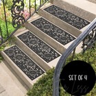 Rubber Stair Step Treads Mat Sunflower Design Outdoor Porch Traction   Choices