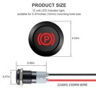 12v Led Indicator Small Light Indicator Waterproof 1 2 12mm  Panel Cutout 12v