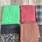 Fabric Scrap Bundle 1 Lb 10 Oz Mixed Lot  4 Various Sizes And Prints As Photoed