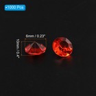 1000pcs Acrylic Diamond Vase Filler Wedding Table Crystals Gems Red