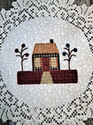 Vintage Centerpiece Doily Table Charger White Lace Country Home Cottage 15 