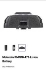 Motorola Pmnn4476a Battery - Fits Cp185   Cp100d - Lithium Ion - 1750 Mah - New