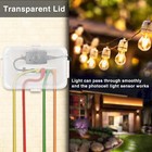 Outdoor Ip54 Waterproof Electrical Box With Clear Lid For Timer   Outlet