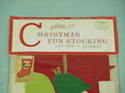 Vintage 20  Trio Bells Glitter It Felt Christmas Fun Stocking Kit Allied Felt