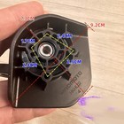 2 Pcs Luggage Wheel Replacement For Hinomoto Luggage Wheels Re50 Hkhl02