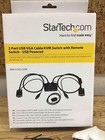 New Startech Sv211usb 2 Port Usb Vga Cable Kvm Switch Powered With Remote C-1